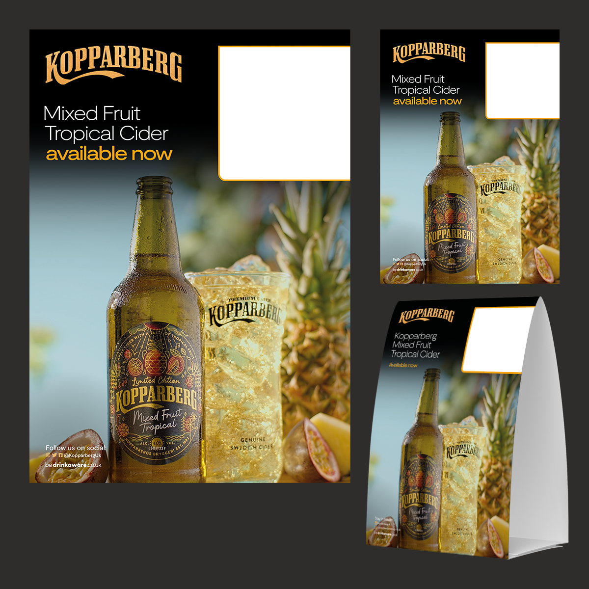 Mixed Fruit Tropical 500ml Cider POS Kit