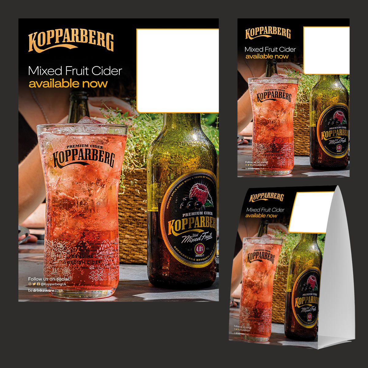 Mixed Fruit 500ml Cider POS Kit